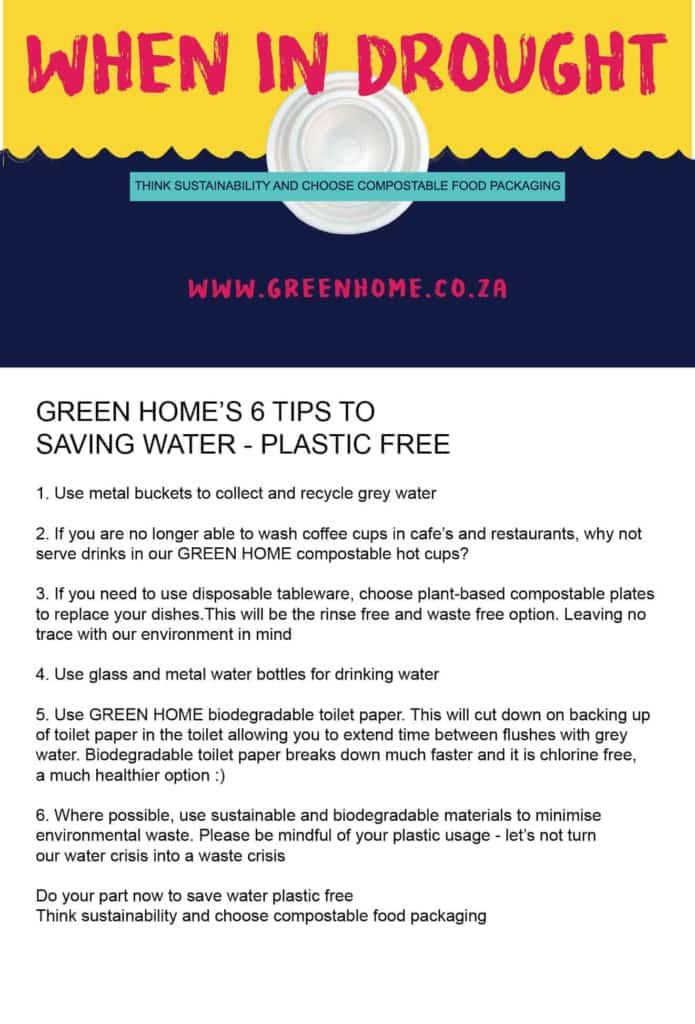 GreenHome Saving water sustainably Poster