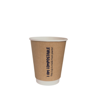 350ml Kraft Double Wall Printed Hot Cup