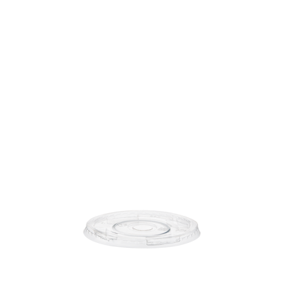 265/350/500ml Clear Compostable PLA Cup Flat Lid