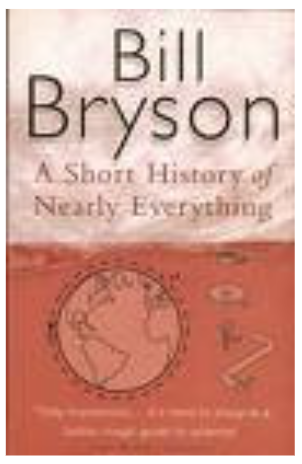 Bill Bryson book cover A short history of everything