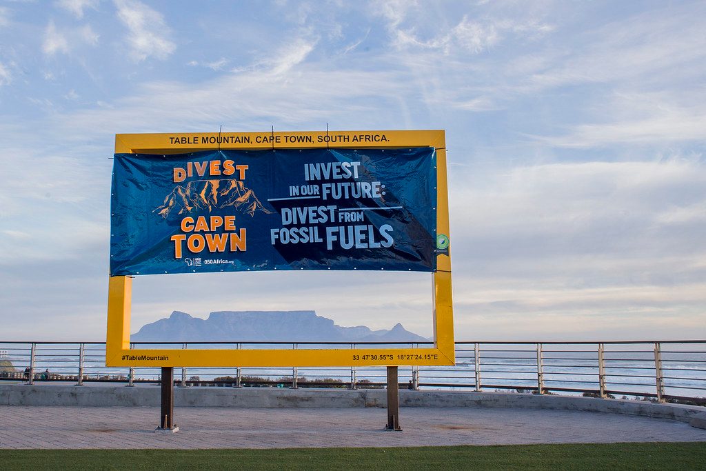 Divest from fossil fuels Cape Town