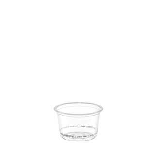 140ml Clear Compostable PLA Bowl
